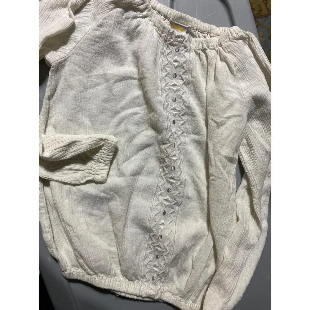 Girls Size 8 Old Navy Dress and Whit Gymboree Shirt EUC